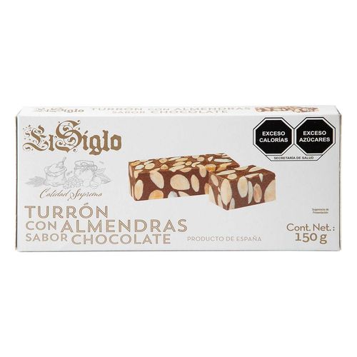 Turrón El Siglo Chocolate Almendra 150 g
