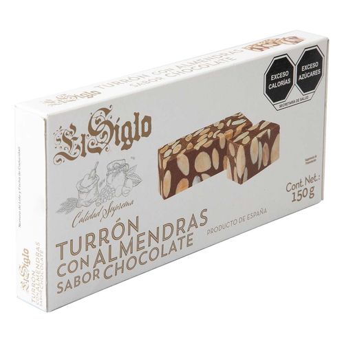 Turrón El Siglo Chocolate Almendra 150 g