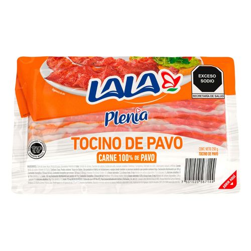 Tocino Lala Plenia Pavo de 250g