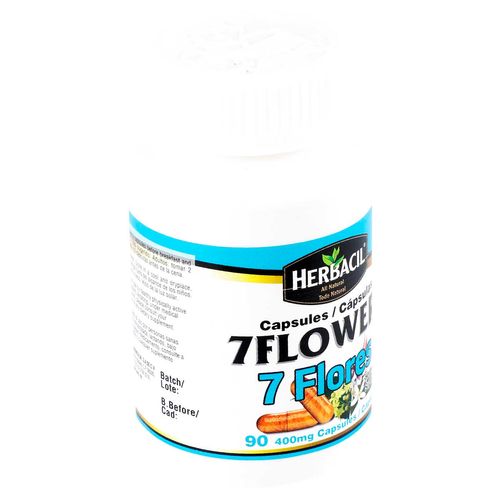 Suplemento Herbacil 7 Flores 90 Cápsulas