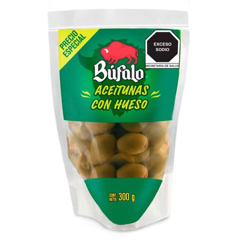 Aceituna Búfalo Sin Hueso 300g
