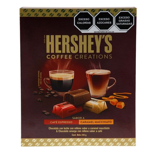Chocolates Rellenos Hershey's Caramel Macchiato y Espresso 240g