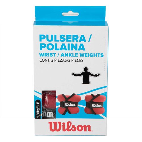 Polaina/Muñequera Wilson 3 lbs 1par