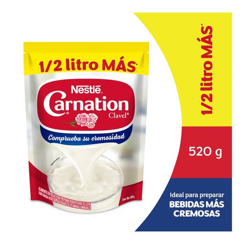 Leche Evaporada Nestlé Carnation Polvo 520g