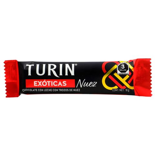 Chocolate Turin Exóticas Nuez 18g