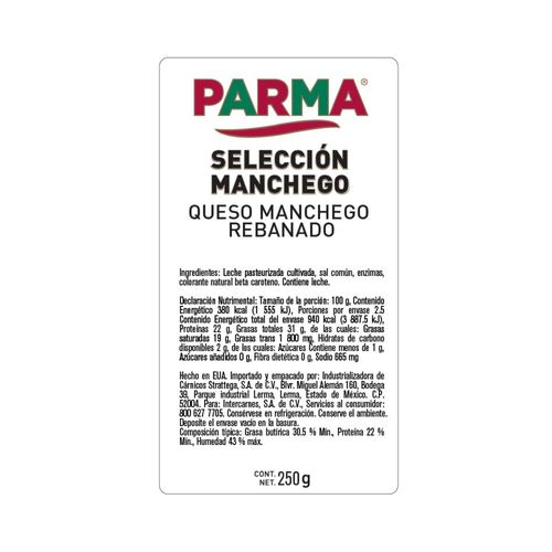 Queso Parma Selección Manchego 250g