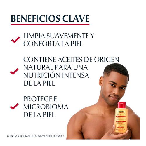Aceite Ducha Eucerin PH5 con 200ml