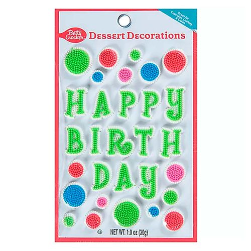 Dulce Betty Crocker Happy Birthday 30g