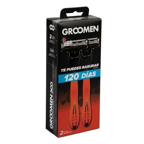 Rastrillo Groomen 2 Piezas 3 Navajas