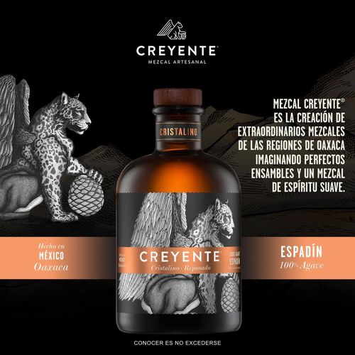 Mezcal Creyente Cristalino 750ml