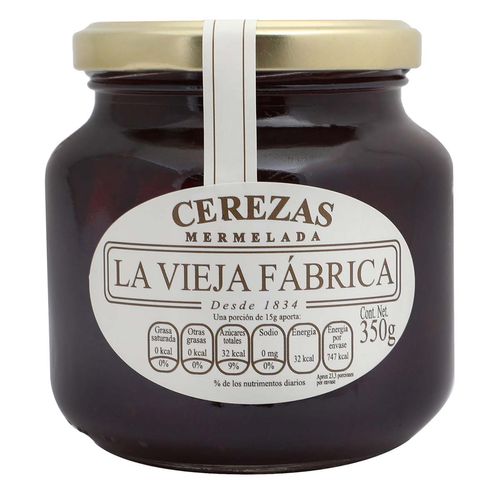 Mermelada La Vieja Fábrica Cereza 350g