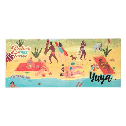 Paleta Rubor Yuya Besos 1 Pz