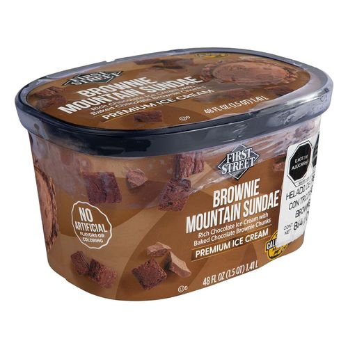 Helado First Street Brownie Sundae 1.41L