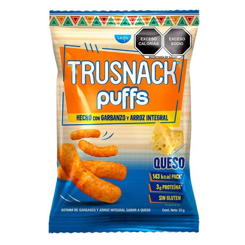 Puffs Trusnack Queso Vegan 35g
