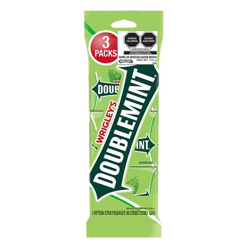 Goma De Mascar Wrigley Doublemint 113g