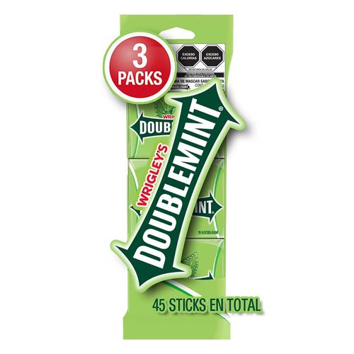 Goma De Mascar Wrigley Doublemint 113g