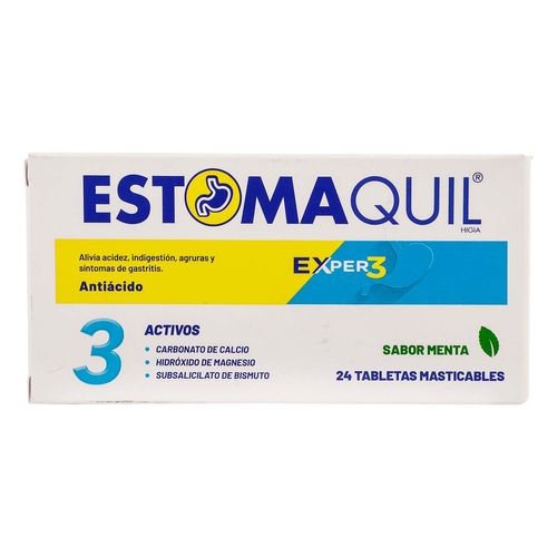 Antiacido Estomaquil 24 Tabletas 1 Pza