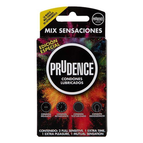 Preservativo Prudence Sensaciones 5 Piezas