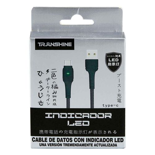 Cable de Carga con Forro de Tela TPC Varios Colores CT-6686-1