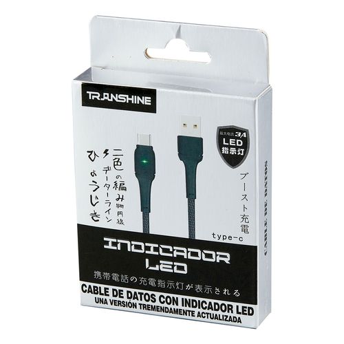 Cable de Carga con Forro de Tela TPC Varios Colores CT-6686-1