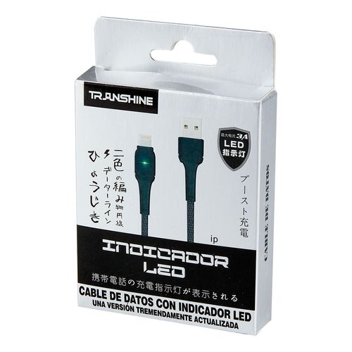 Cable de Carga con Forro de Tela IP Varios Colores CHI-5411-1