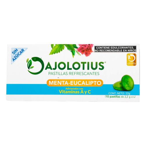 Pastillas Ajolotius Ment-Euca S/Azúc 22