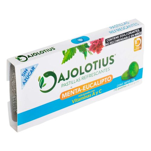 Pastillas Ajolotius Ment-Euca S/Azúc 22