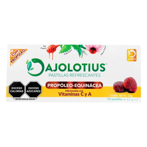 Pastillas Ajolotius Propolio 22 Grs