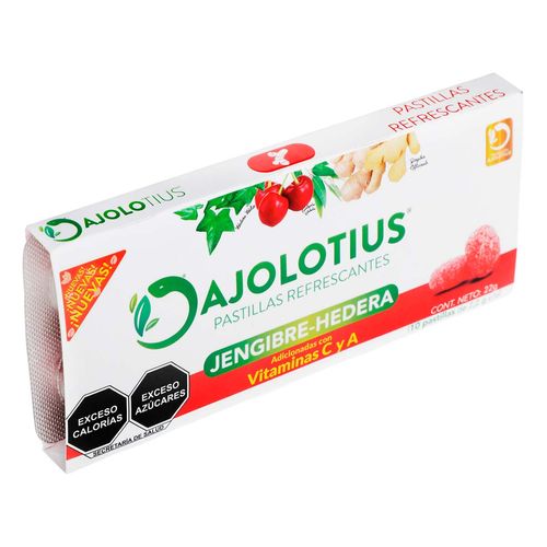 Pastillas Ajolotius Jengibre 22 Grs
