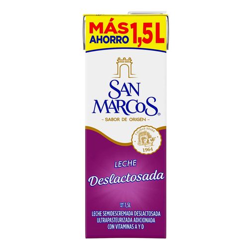 Leche San Marcos Deslactosada 1.5L