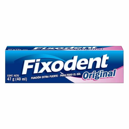 Adhesivo para Dentaduras Fixodent Original 40ml