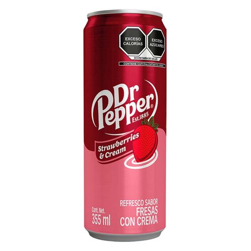 Refresco Dr Pepper Strawberries and Cream 355ml