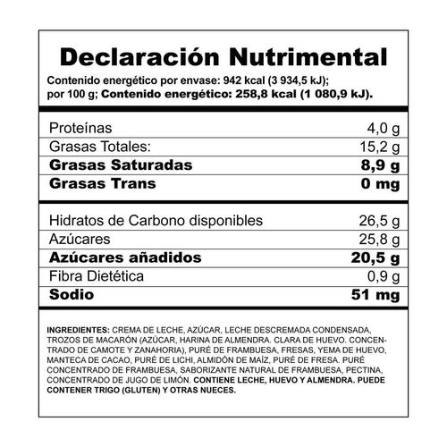 Helado Haagen Dazs Macarron Fresa 364g