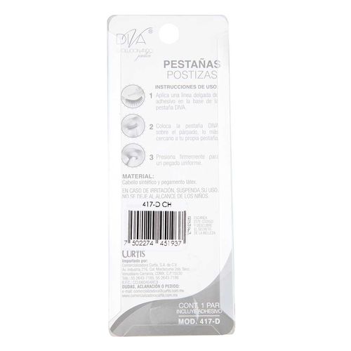 Pestañas Postizas Diva 417-D