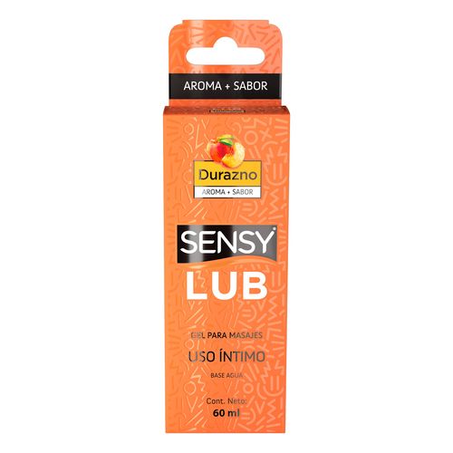 Gel para Masajes Sensy Lub Durazno 60ml