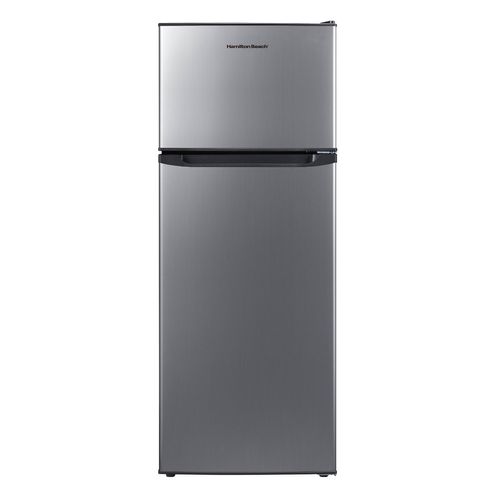 Refrigerador Hamilton Beach Top Mount de 8 Pies cúbicos HBR80TS1E Plata