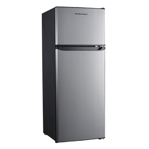 Refrigerador Hamilton Beach Top Mount de 8 Pies cúbicos HBR80TS1E Plata