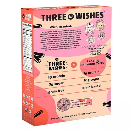 Cereal Three Wishes Canela 245g