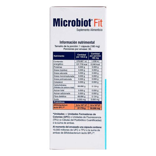 Fibra Microbiot Fit 50mg 30 cápsulas