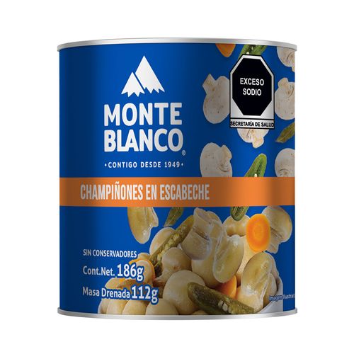 Champiñones Monteblanco Escabeche 186g