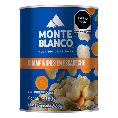 Champiñones Monteblanco Escabeche 380g