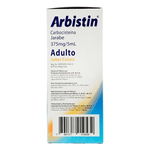 Jrabe Arbistin Ad 7.5g Frasco de 150ml