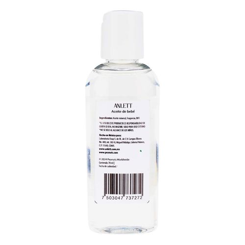 Aceite de bebés ANLETT Peanuts 70ml