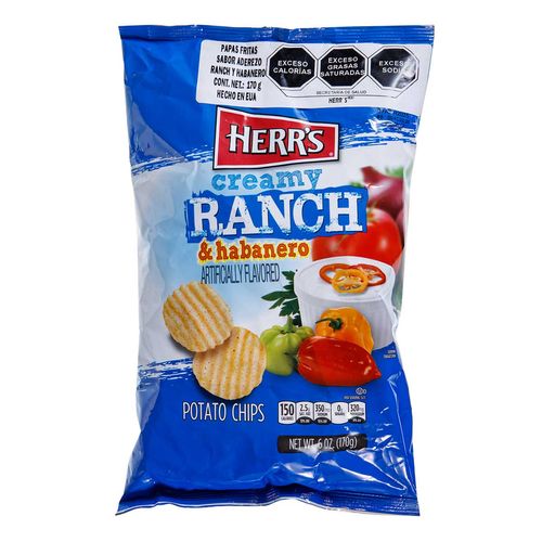 Papas Herrs Habanero Ranch 170g