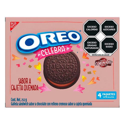 Galleta Oreo Cajeta 252g