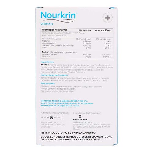 Nourkrin Woman Suplemento Alim 60 Tabletas