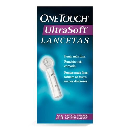 One Touch Ultra-Soft 25 Lancetas
