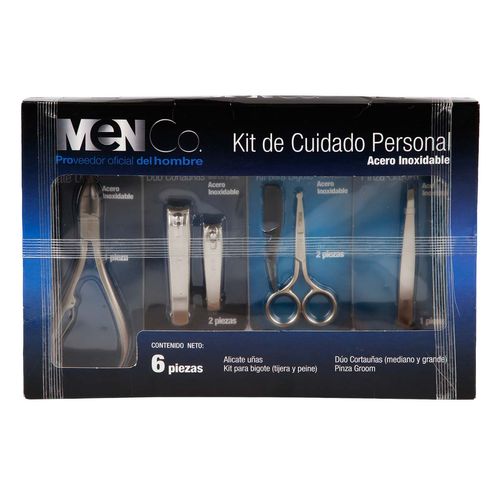 Kit Cuidado Personal MenCo. Facial con 6 Piezas
