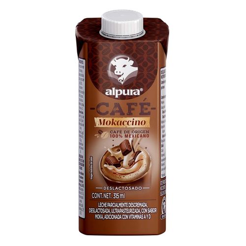 Leche Alpura Mokaccino Deslactosada 315ml