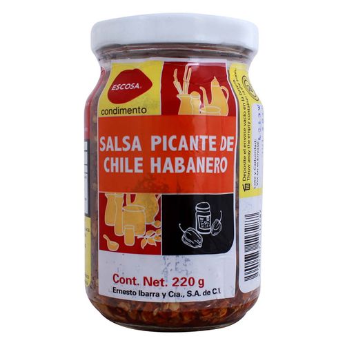Salsa Escosa Chile Habanero 220g